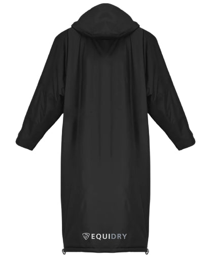 Black coloured Equidry Womens Equimac Evolution Jacket on white background  