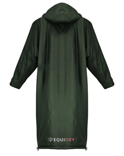 Black Forest Green coloured Equidry Womens Equimac Evolution Jacket on white background  