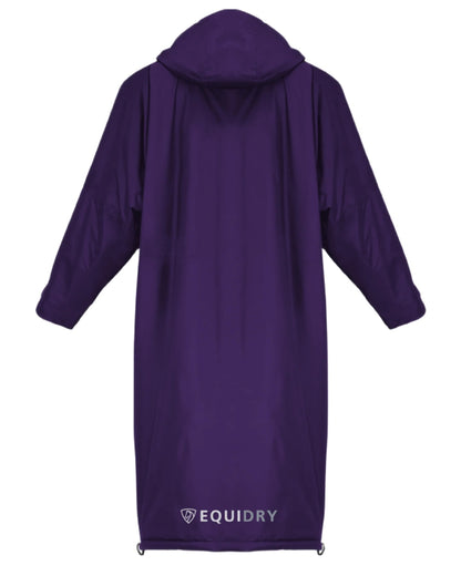 Purple coloured Equidry Womens Equimac Evolution Jacket on Stable background  