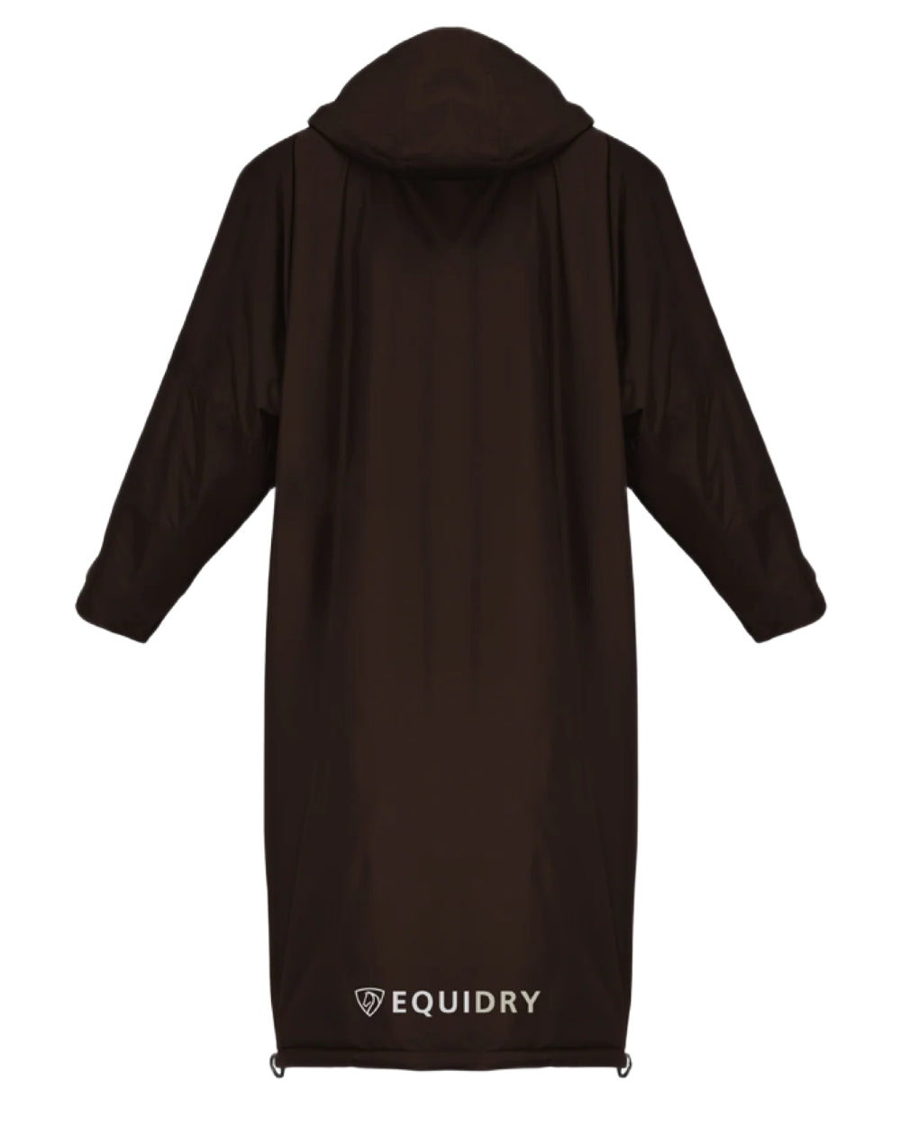 Rich Brown coloured Equidry Womens Equimac Evolution Jacket on white background  