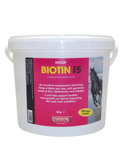 Equimins Biotin 15 5kg on white background