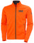 Flame coloured Helly Hansen Mens HP Fleece Jacket 2.0 on white background #colour_flame
