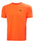 Flame coloured Helly Hansen Mens HP Ocean T-Shirt 2.0 on white background #colour_flame