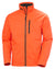 Flame Coloured Helly Hansen Mens Crew Midlayer Jacket 2 On A White Background #colour_flame
