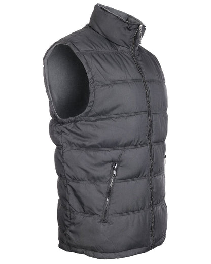 Black coloured Fort Downham Bodywarmer on white background 