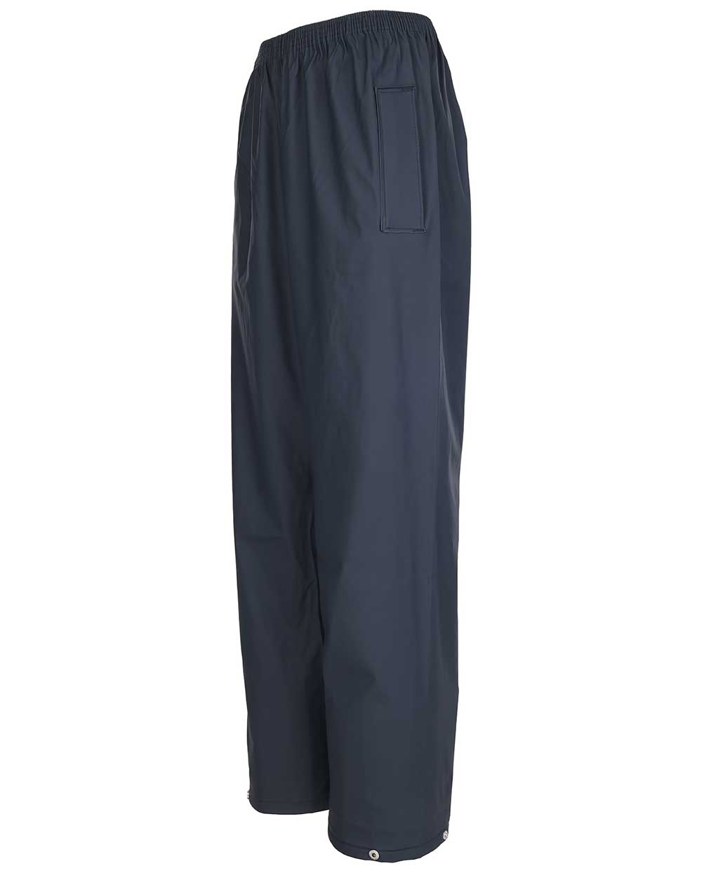 Navy coloured Fort Fortex Flex Waterproof Trousers on white background 