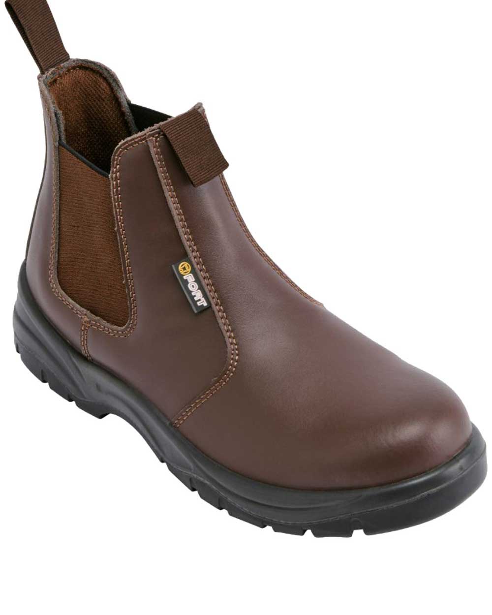 Leather Fort Nelson Safety Dealer Boots Steel toe 