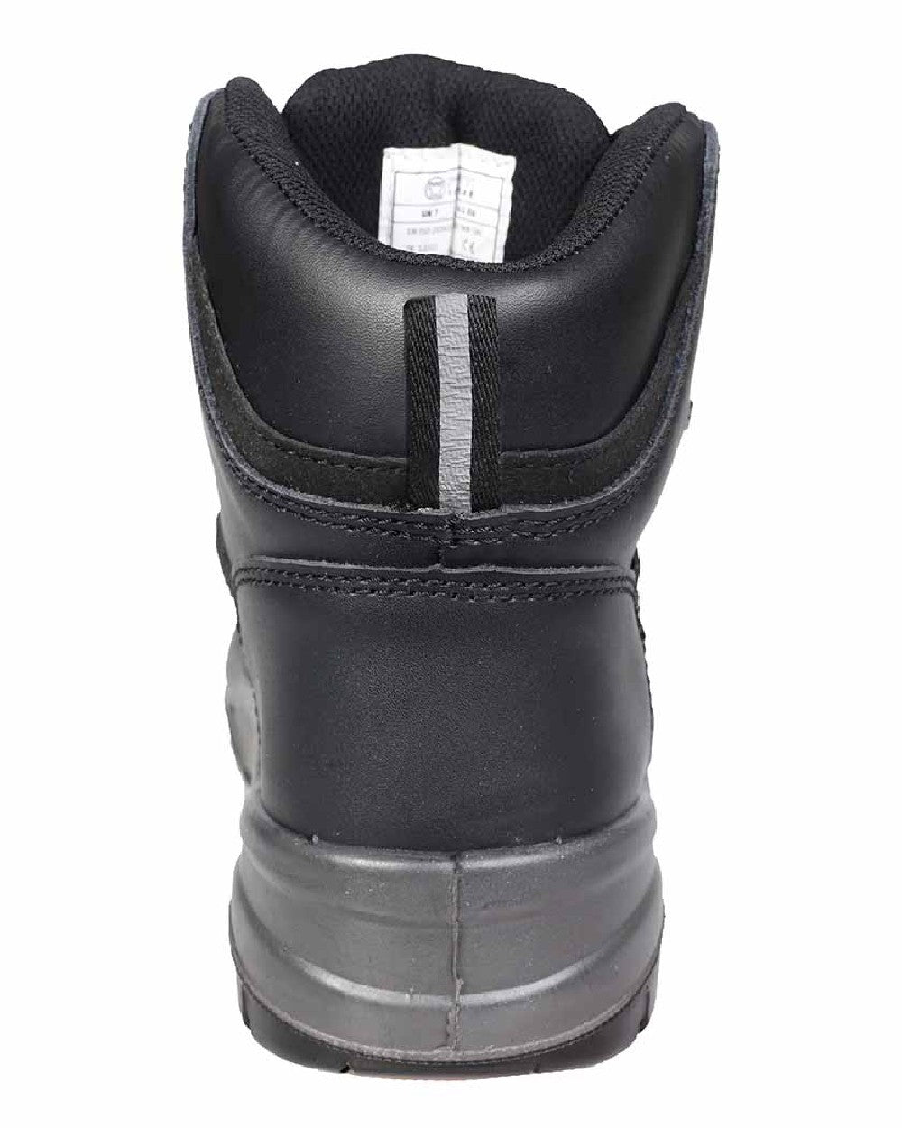 Black coloured Fort Toledo Safety Boots on white background 