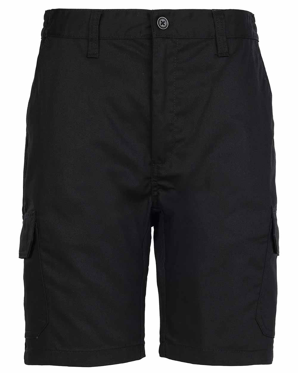 Black coloured Fort Workforce Shorts on white background 