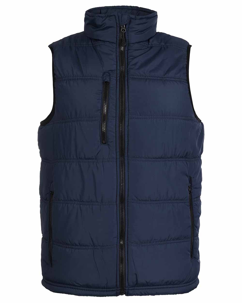 Navy coloured Fort Carlton Bodywarmer on white background 