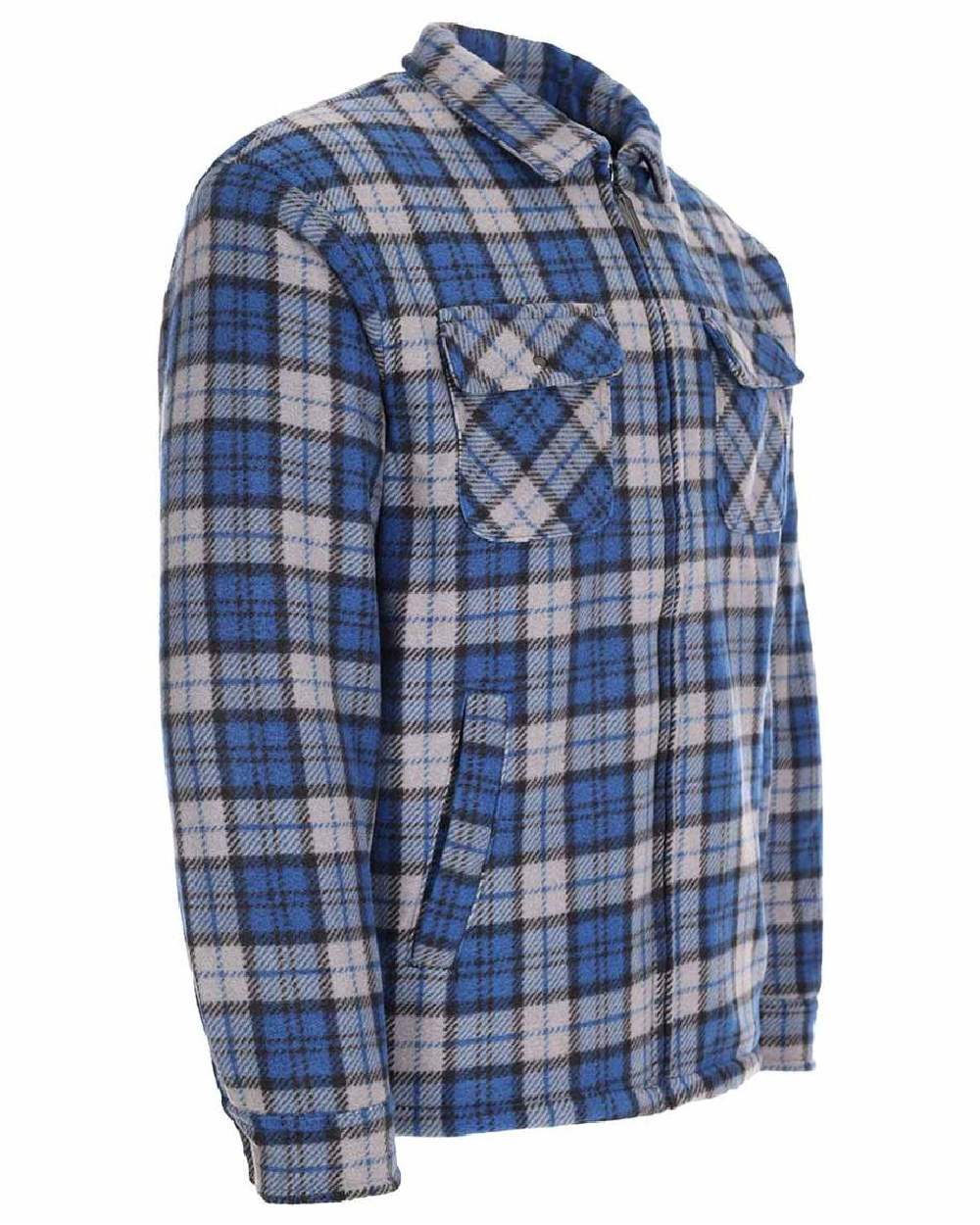 Navy Blue coloured Fort Portman Fleece Jacket on white background 