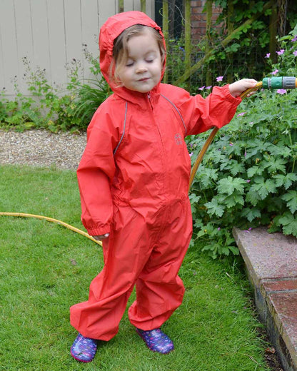 Fort Childrens Splashaway Rainsuit in Red 