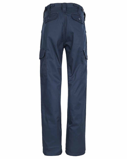 Back view Fort Combat Trousers in Navy 