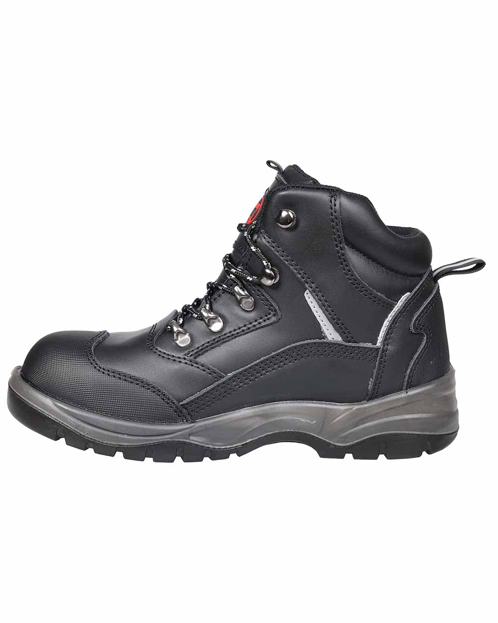 Side view Fort Knox Safety Boot in Black 