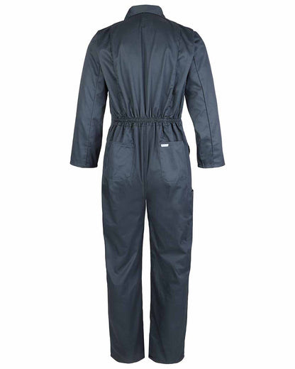 Back with elasticated panel Fort Stud Front Boilersuit in Spruce 
