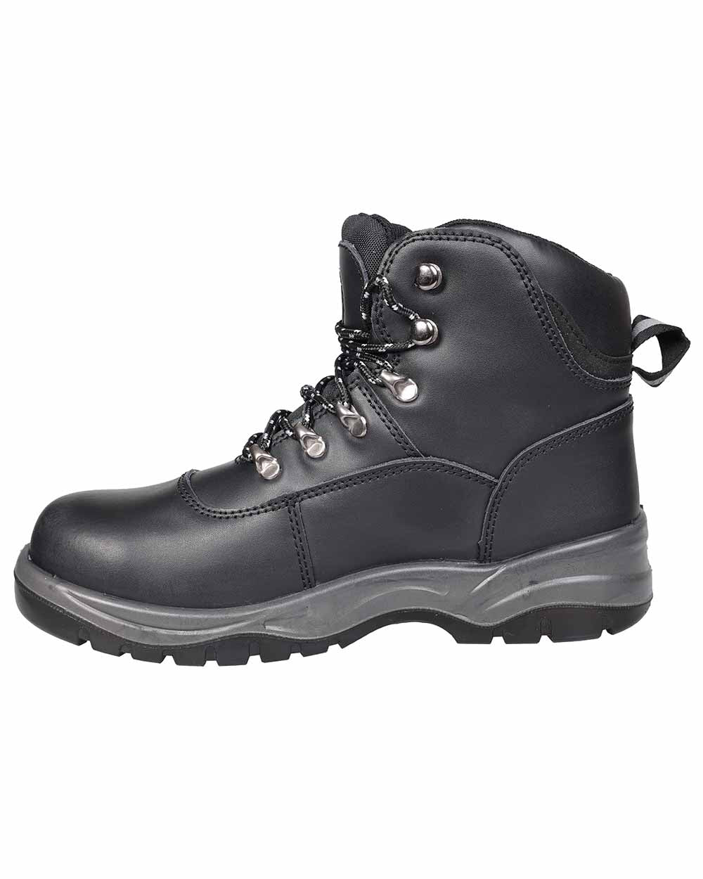 Side view speed laces Fort Toledo Safety Boot black 