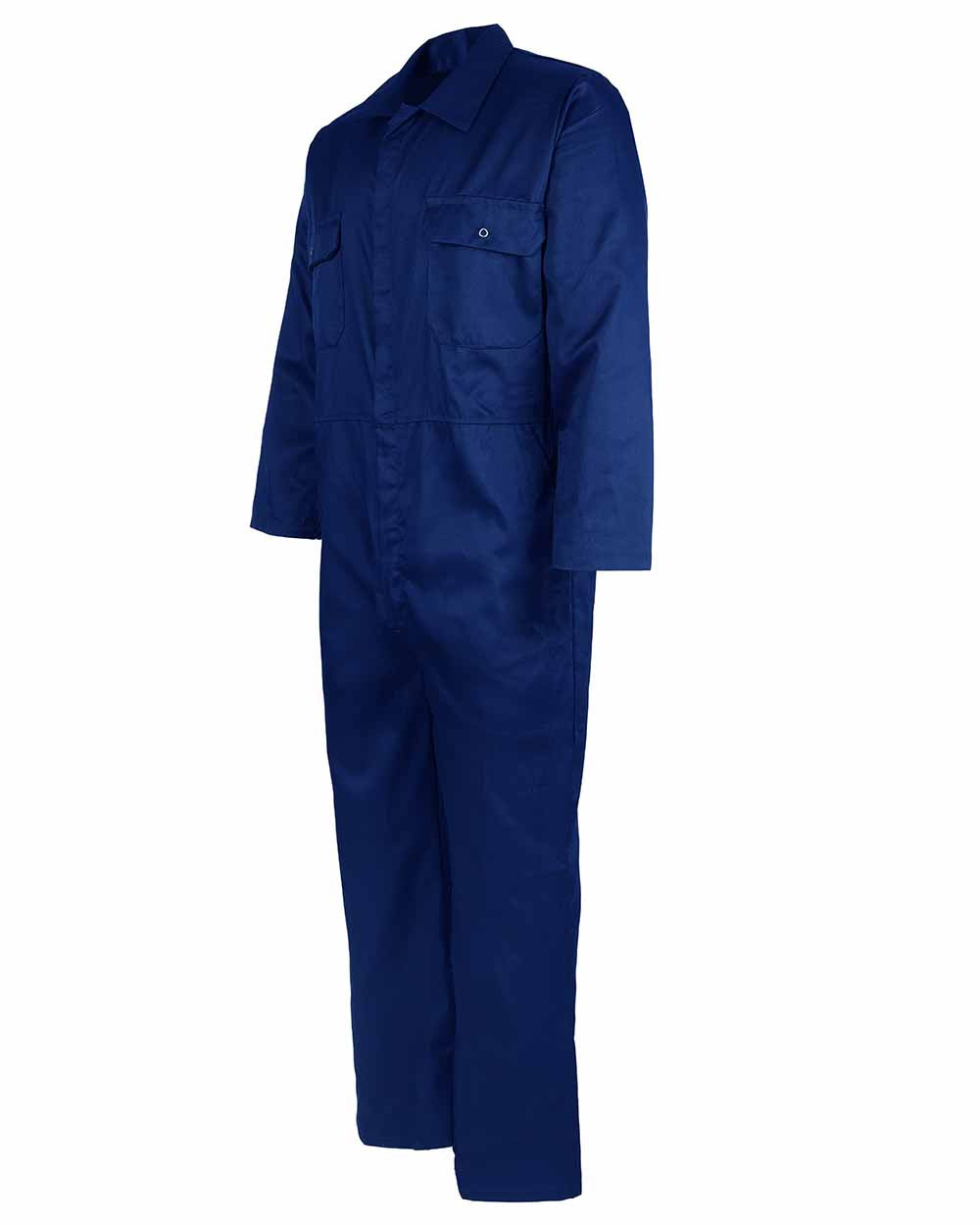 Press stud pockets Fort Workforce Economy Boilersuit in Royal Blue 