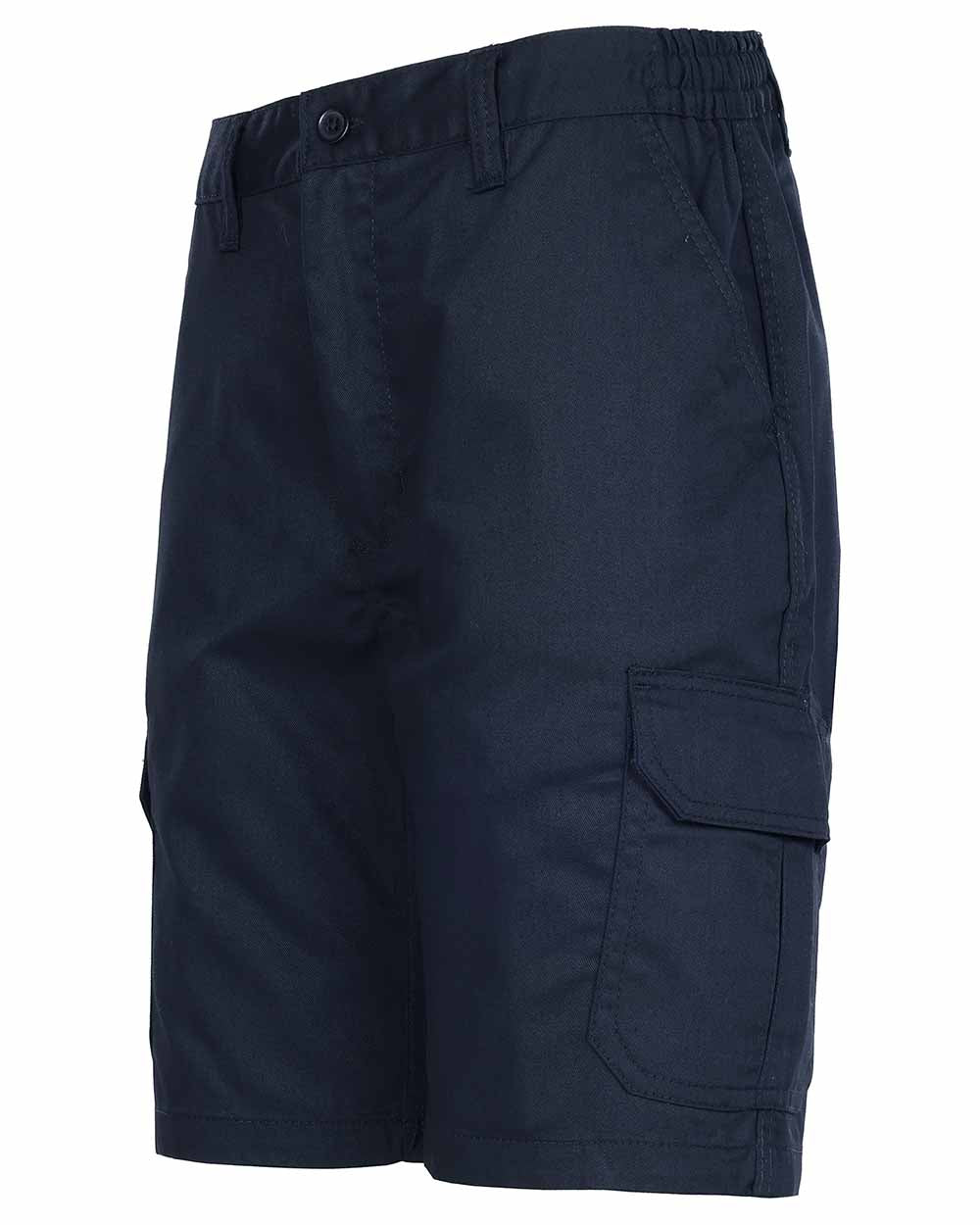 Side hand pockets Fort Workforce Shorts in Navy Blue 