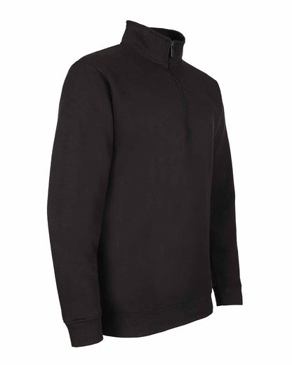 Zip neck Black Fort Workforce Quarter Zip Sweatshirt 