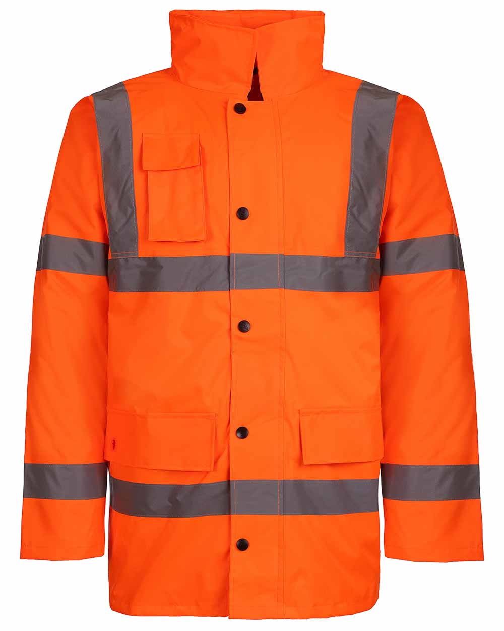 Fort Workwear Quilted Jacket in orange 