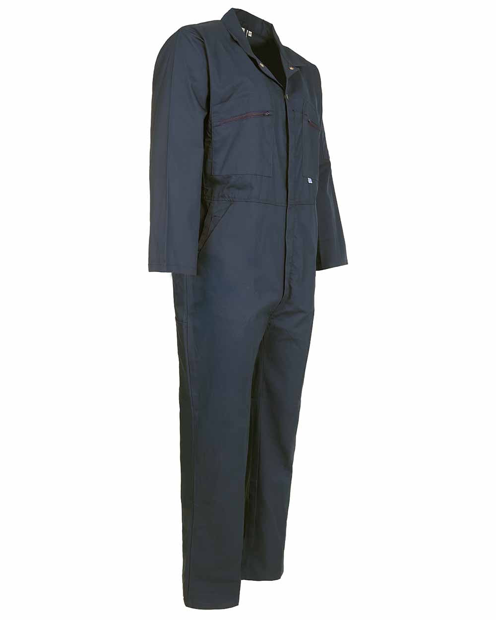 Chest pocket with zip detail on Fort Zip Front Boilersuit in Spruce 