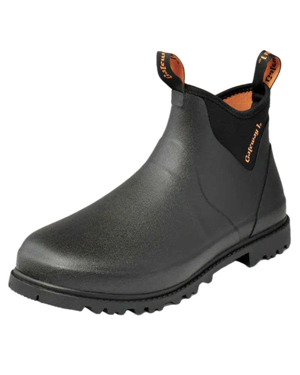 Black Coloured Gateway1 Ascot II 6" 3mm Boots on white background 