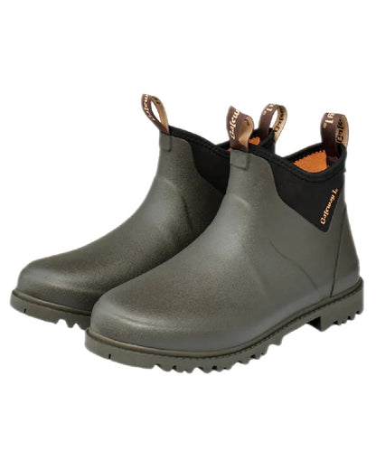 Dark Brown Coloured Gateway1 Ascot II 6" 3mm Boots on white background 