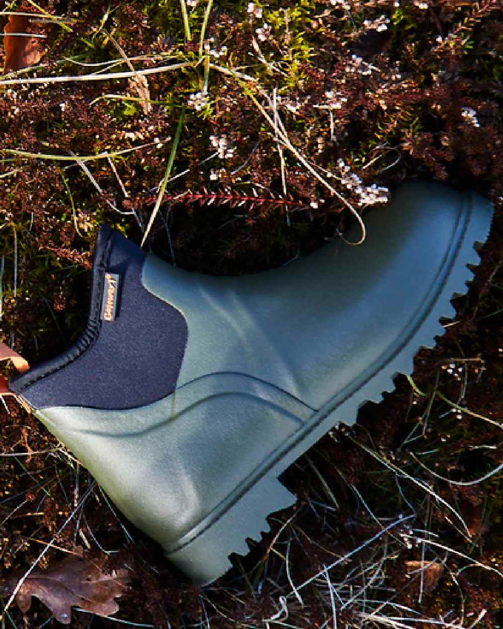 Dark Brown Coloured Gateway1 Ascot II Lady 6" 3mm Boots on outdoor background 