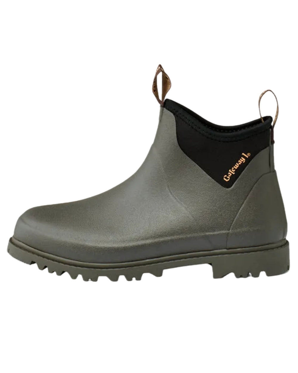 Dark Brown Coloured Gateway1 Ascot II Lady 6" 3mm Boots on white background 