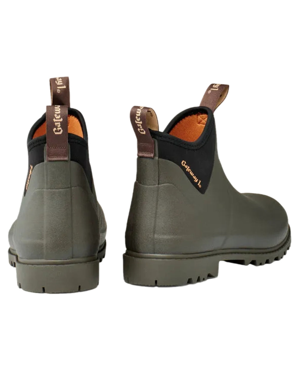 Dark Brown Coloured Gateway1 Ascot II Lady 6" 3mm Boots on white background 