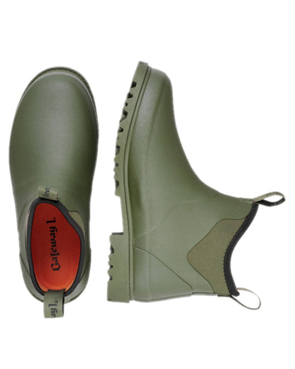 Olive Coloured Gateway1 Ascot II Lady 6" 3mm Boots on white background 