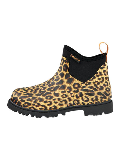 Leopard Coloured Gateway1 Ascot Lady 6 3mm Boots on white background 