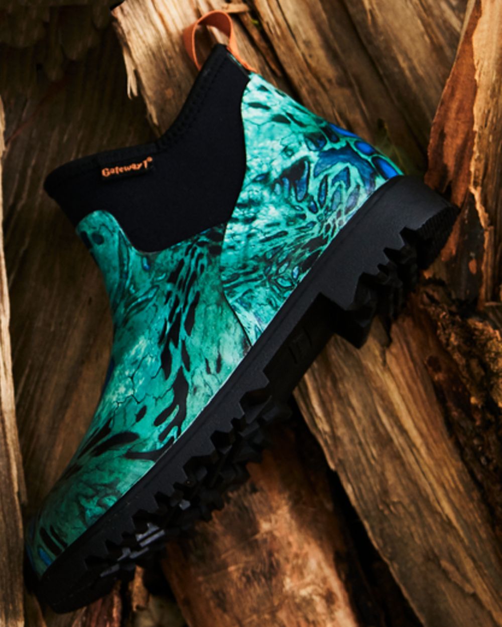 Prym1 Typhoon Turquoise Coloured Gateway1 Ascot Lady 6 3mm Boots on outdoor background 