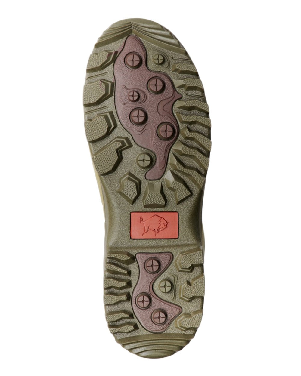 Cedar Olive Coloured Gateway1 Field Master 18&quot; 3mm Wellingtons on white background 