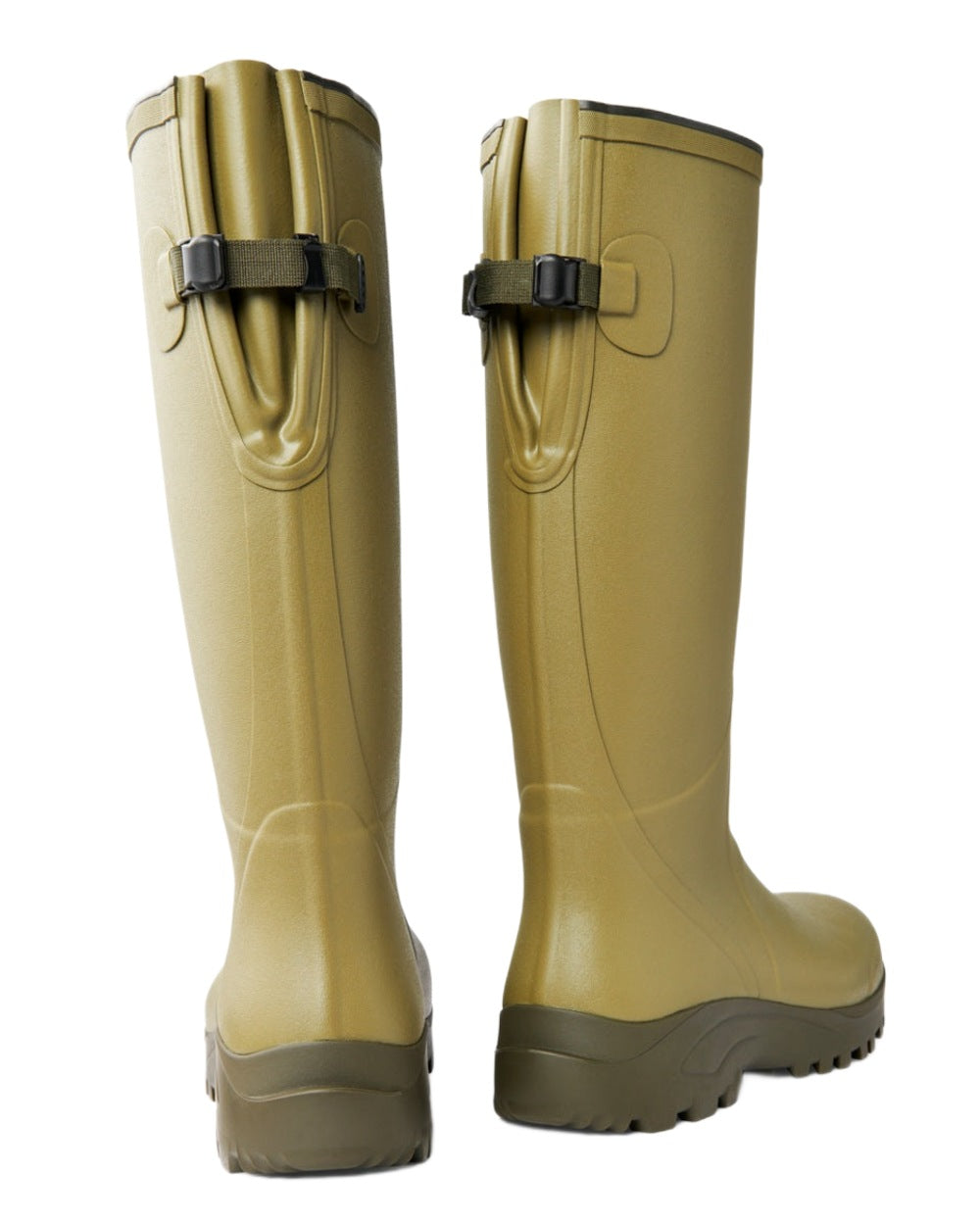 Cedar Olive Coloured Gateway1 Field Master 18&quot; 3mm Wellingtons on white background 