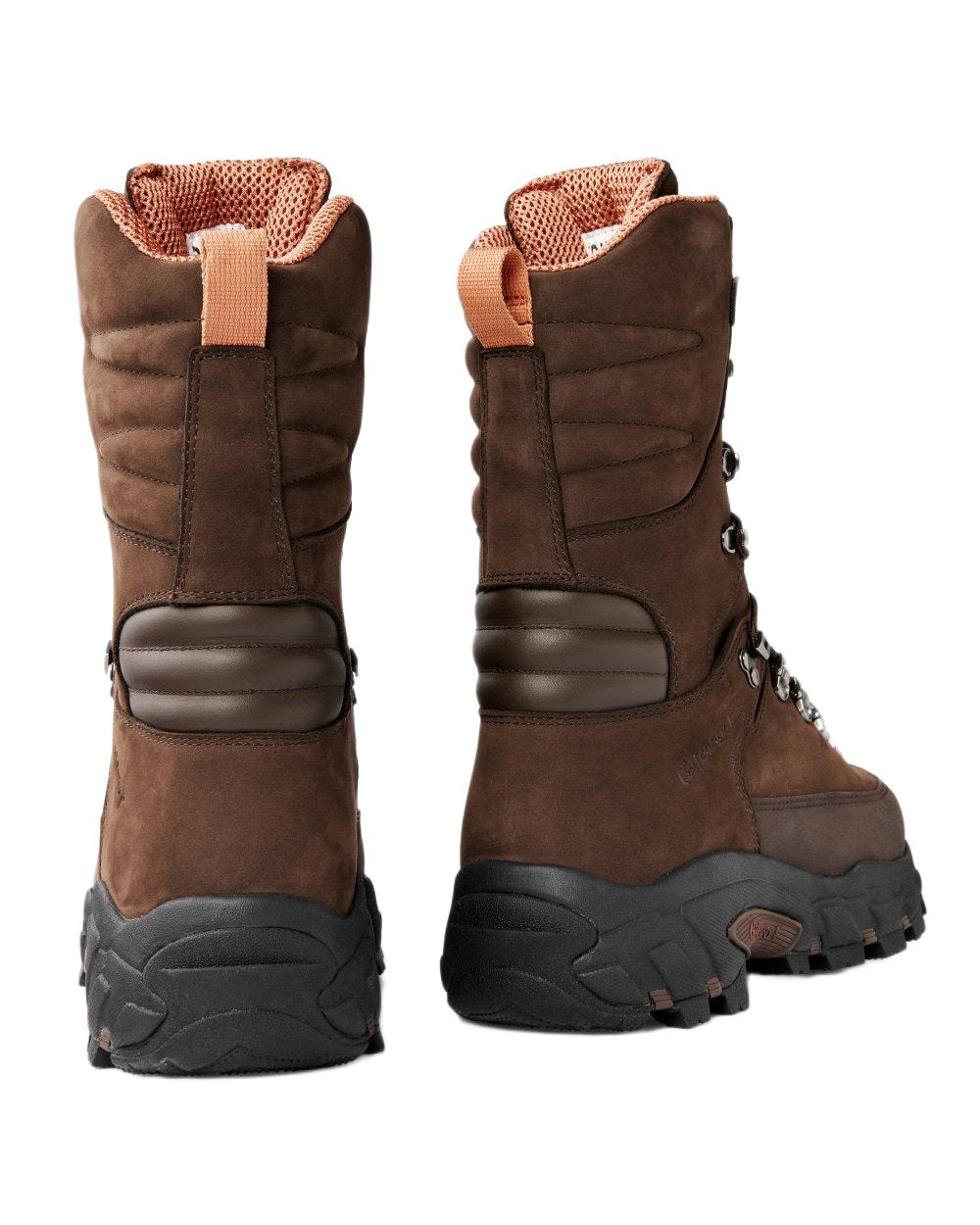 Dark Brown Coloured Gateway1 Fiordland II 11&quot; Boots on white background 