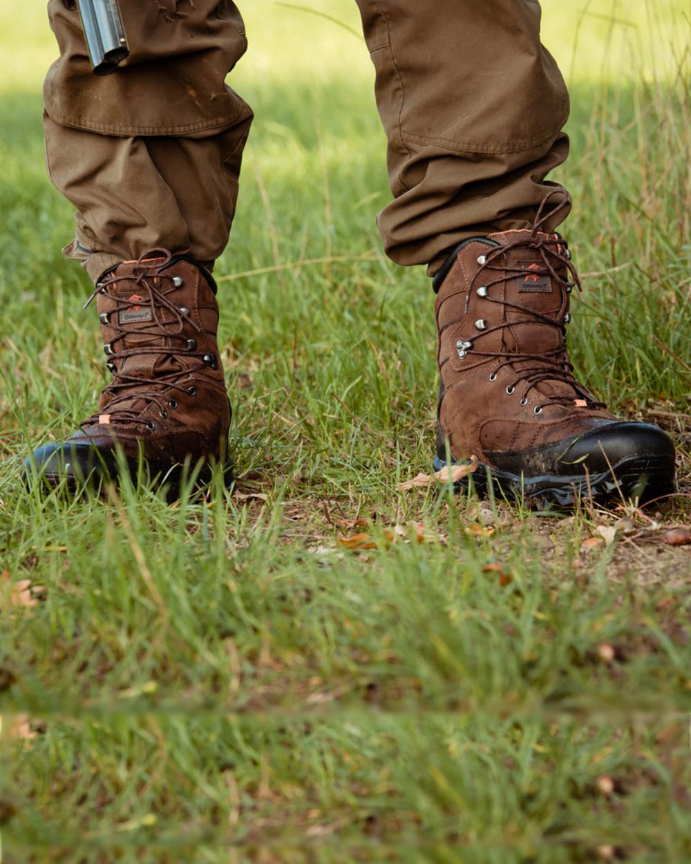 Dark Brown Coloured Gateway1 Fiordland II 11" Boots on outdoor background 