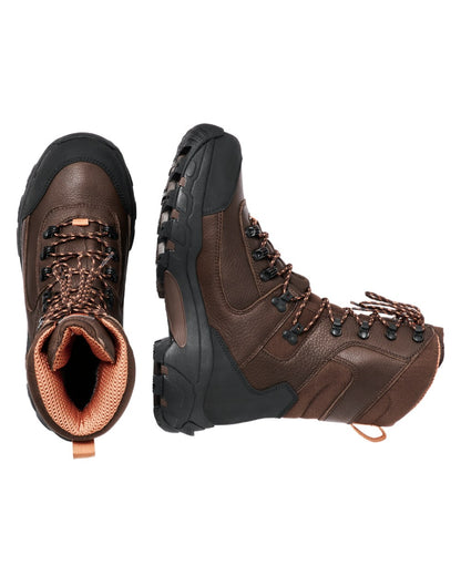 Dark Brown coloured Gateway1 Game Tracker 10" Boots on white background 