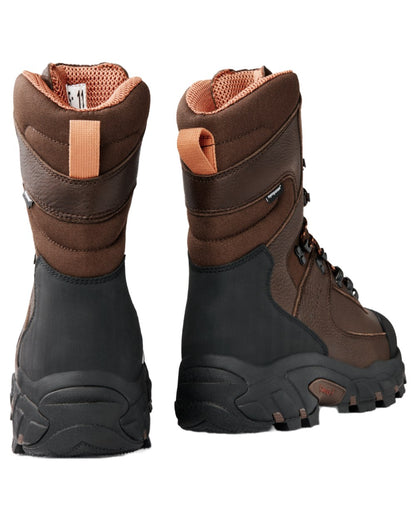 Dark Brown coloured Gateway1 Game Tracker 10" Boots on white background 