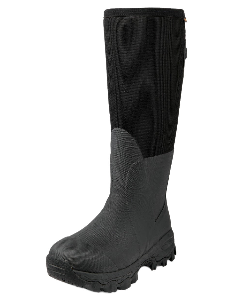 Black Coloured Gateway1 Icebeater 18&quot; 7mm Boots on white background 