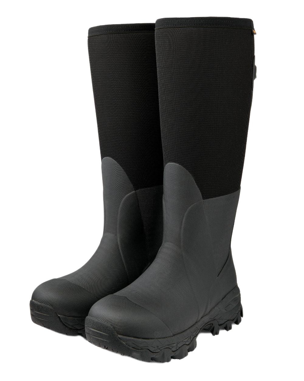 Black Coloured Gateway1 Icebeater 18&quot; 7mm Boots on white background 