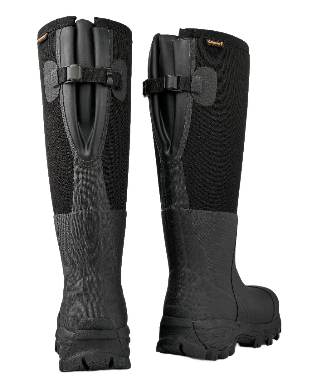 Black Coloured Gateway1 Icebeater 18&quot; 7mm Boots on white background 