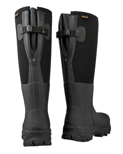 Black Coloured Gateway1 Icebeater 18&quot; 7mm Boots on white background 