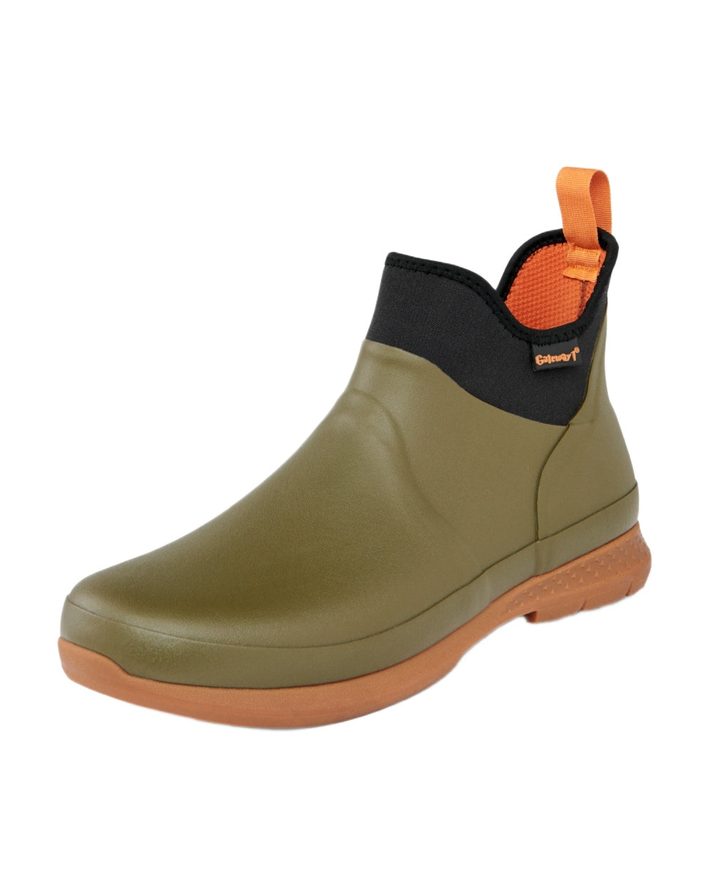 Olive Coloured Gateway1 Jodhpur Lady 6" 4mm Boots on white background 