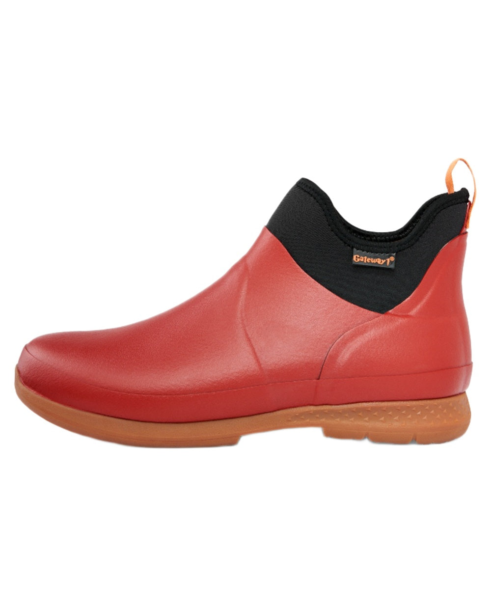 Red Coloured Gateway1 Jodhpur Lady 6" 4mm Boots on white background 
