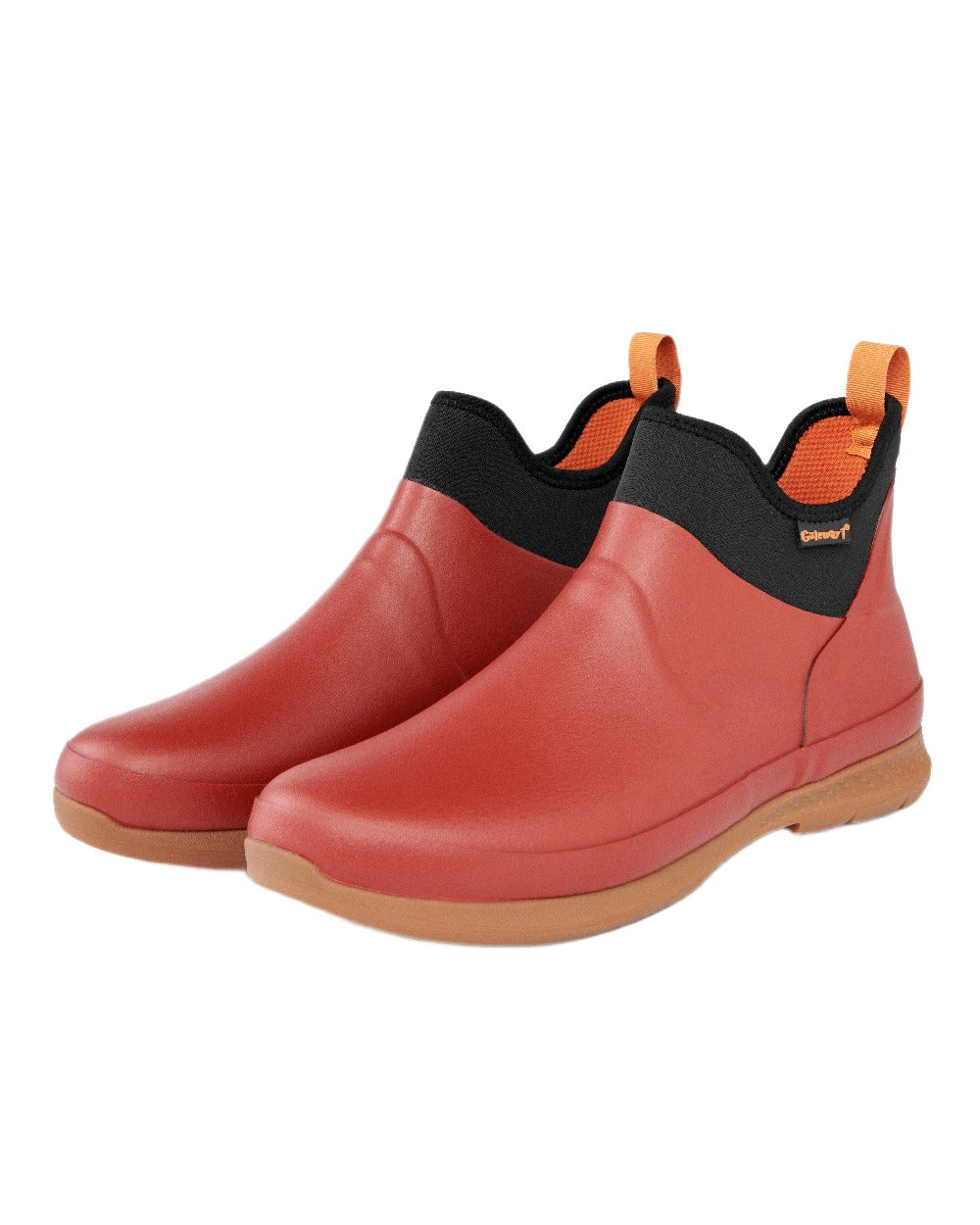 Red Coloured Gateway1 Jodhpur Lady 6" 4mm Boots on white background 
