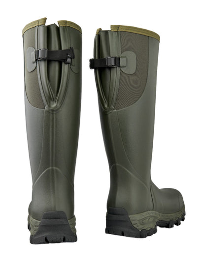 Dark Green Coloured Gateway1 Moor Country 18&quot; 3mm Wellingtons on white background 
