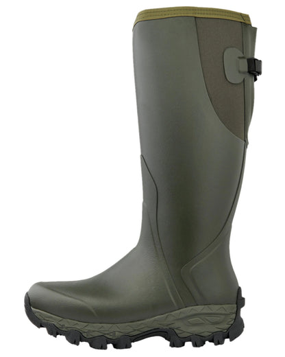 Dark Green Coloured Gateway1 Moor Country Lady 17" 3mm Boots on white background 