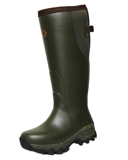 Dark Green coloured Gateway1 Moor Country Lady 17&quot; 3mm Boots on white background 