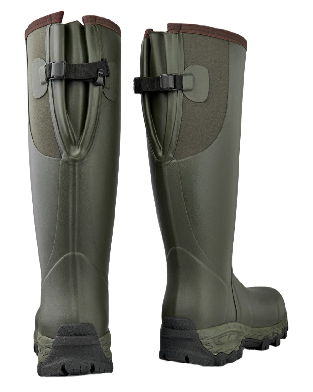 Dark Green coloured Gateway1 Moor Country Lady 17&quot; 3mm Boots on white background 